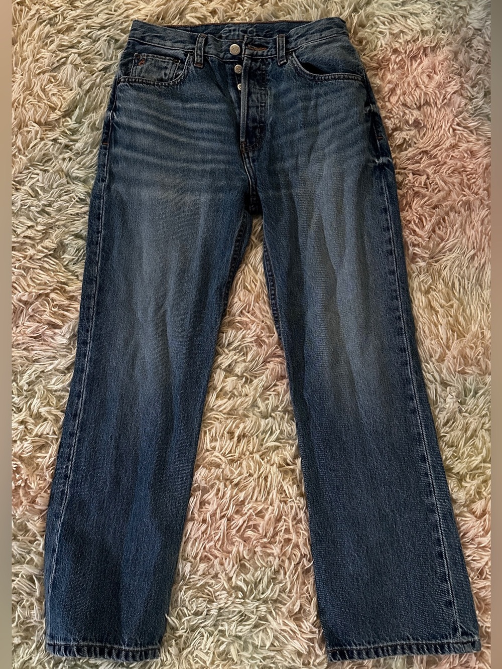 New Etica Straight Leg Jeans Size 25